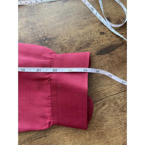 Roper Mens L Burgundy Rayon Blended Long Sleeves Button down Top - Picture 7 of 11